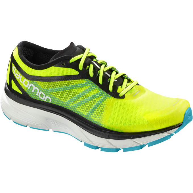 Salomon SONIC RA Zapatillas De Running Hombre - Fluorescentes Amarillo - Colombia (16574-OEVW)